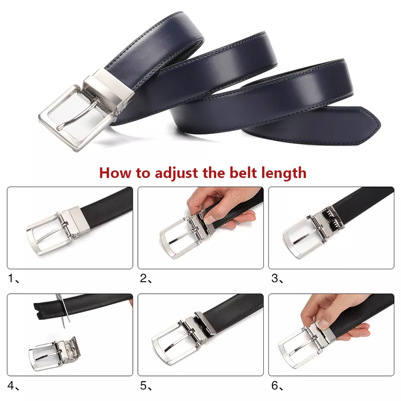 Reversible Leather Belt for Men - Image 6