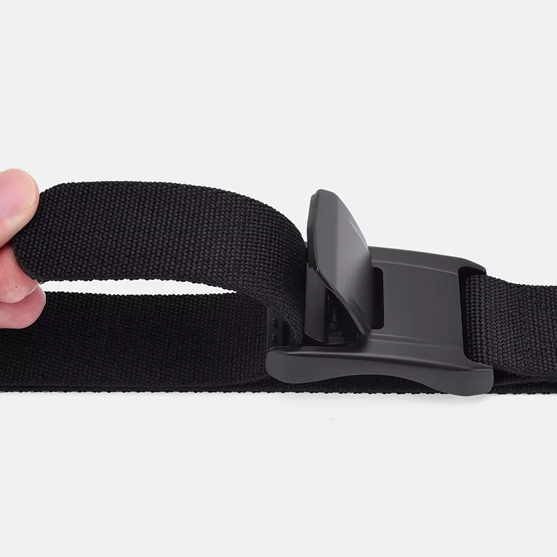 Men's Military Stretch Tactical Belt with Alloy Buckle - High Quality Nylon Army Canvas Outdoor Belt - Image 4