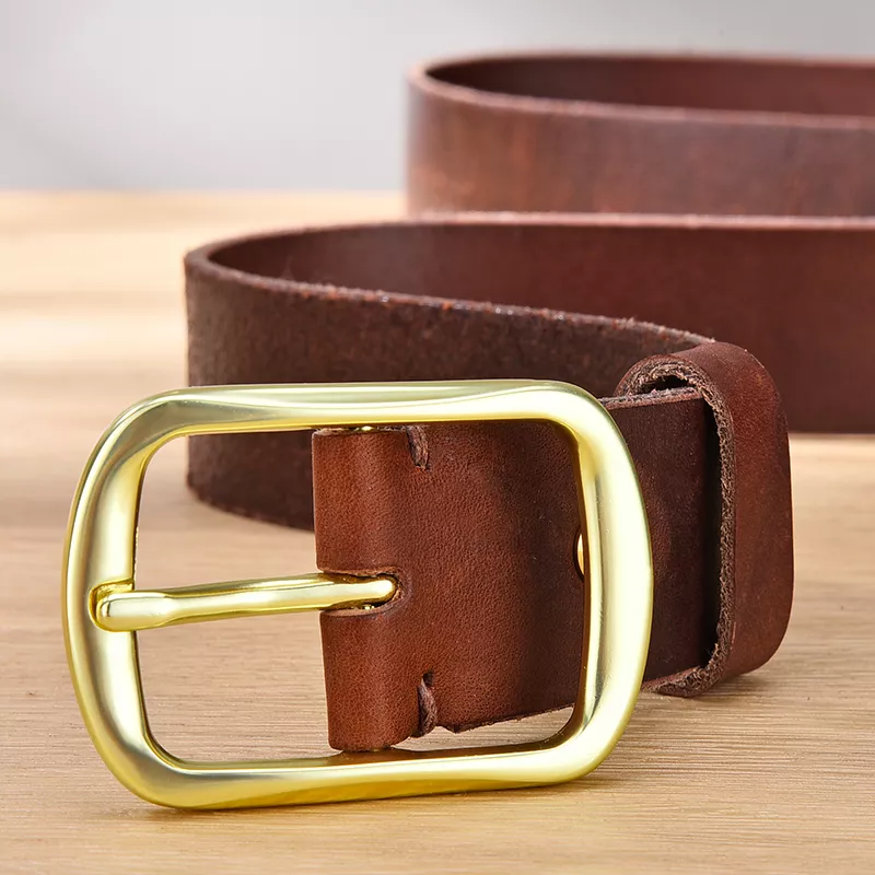 Genuine Leather Cowhide Belt for Men - Image 5
