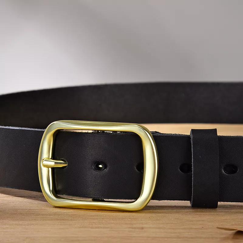Genuine Leather Cowhide Belt for Men - Image 3