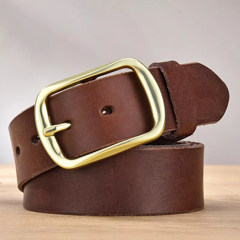 Genuine Leather Cowhide Belt for Men