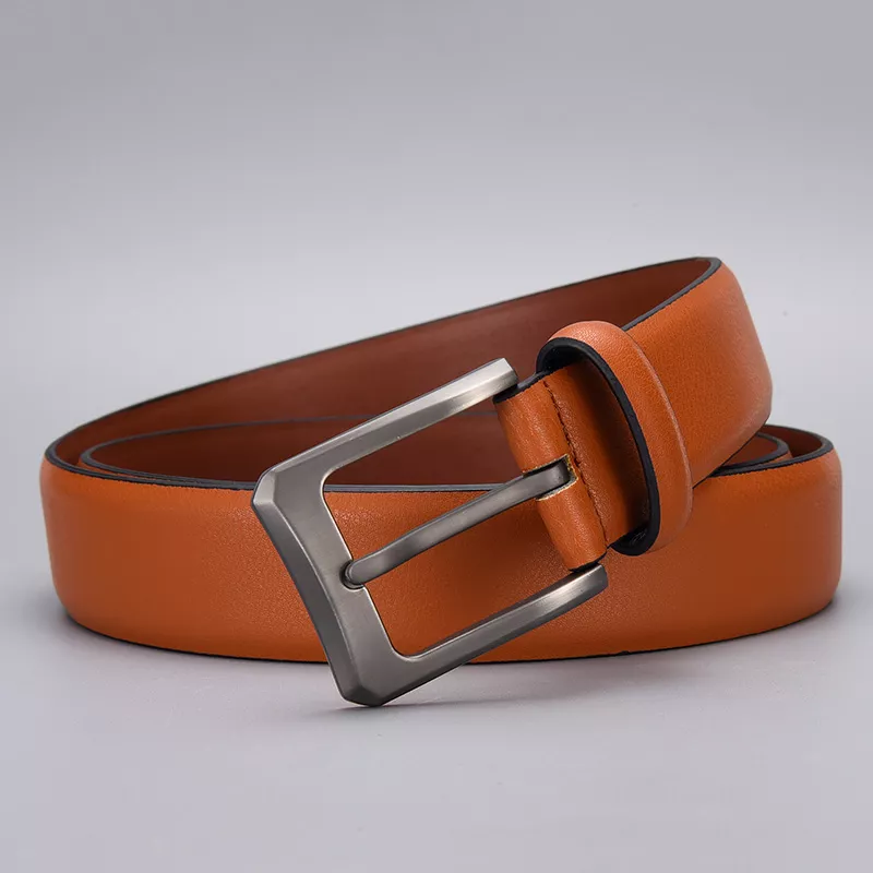 Luxury Brown PU Leather Belt - Image 6