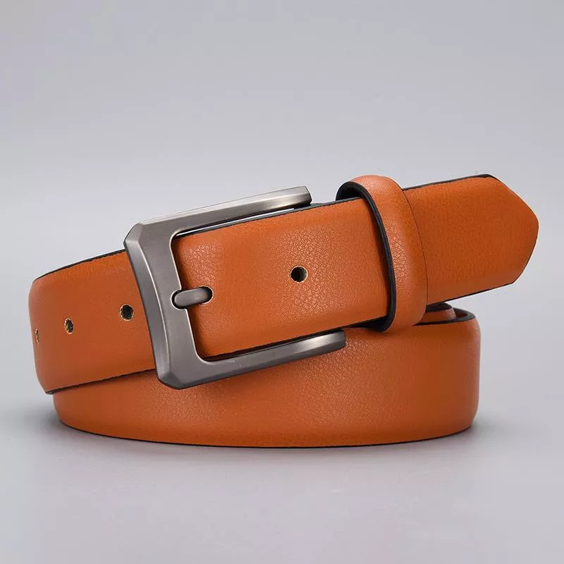 Luxury Brown PU Leather Belt