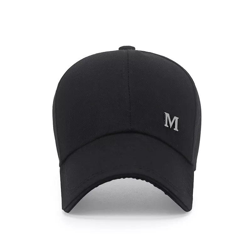 Stylish Unisex Adjustable Baseball Cap with Letter M Design - Image 3