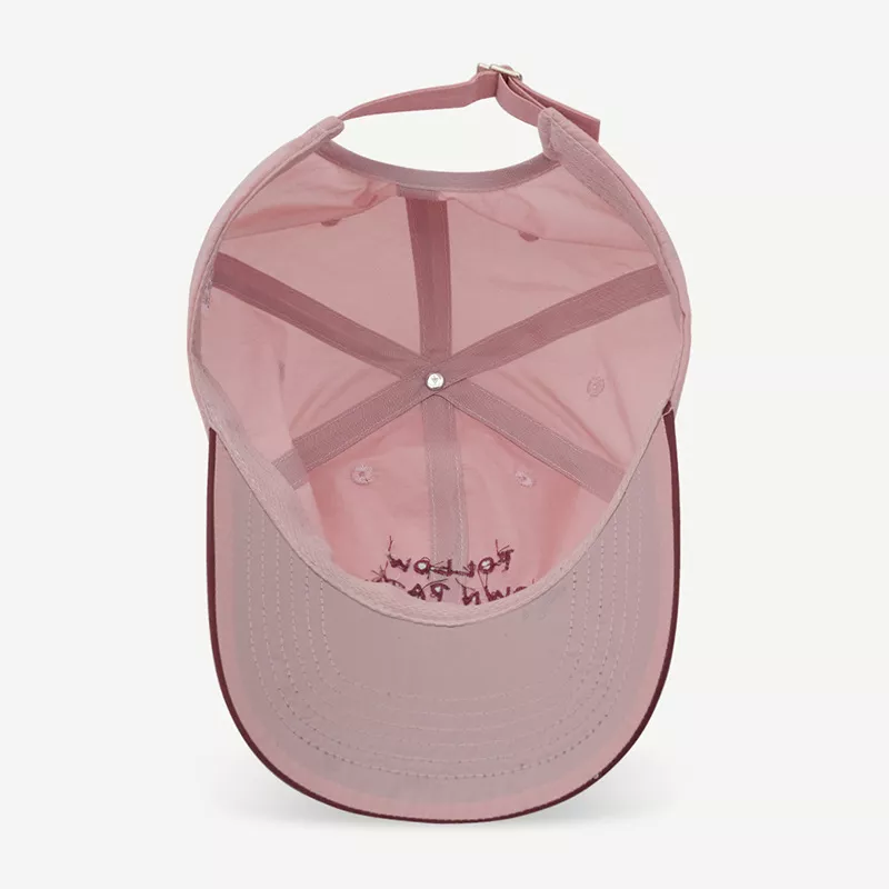 Thin Quick-Drying Color Block Baseball Cap - Casual Letter Embroidered Hat - Image 4