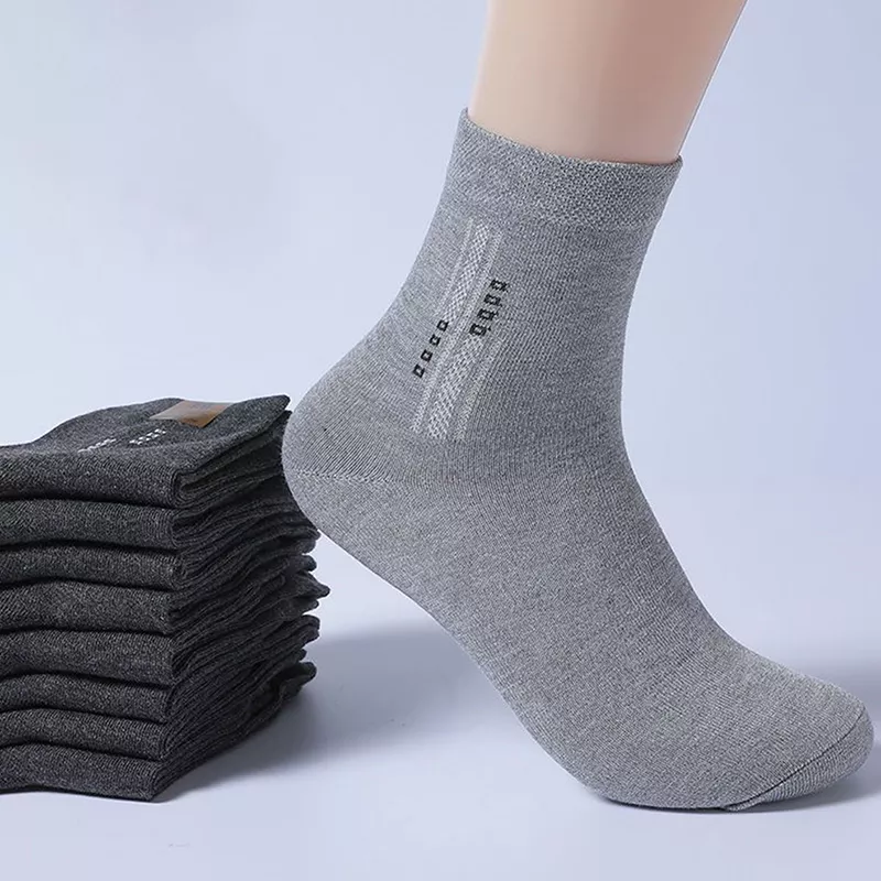 5 Pairs Men's Breathable High-Elastic Sports Socks - Image 2
