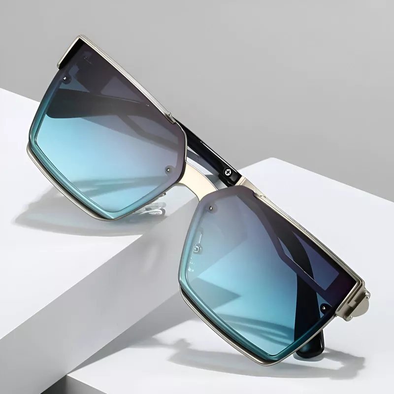 Luxury Retro Square Sunglasses for Men and Women - Image 3