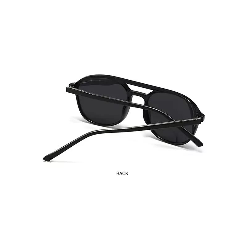 Retro Double Bridge Polarized Sunglasses - Image 6