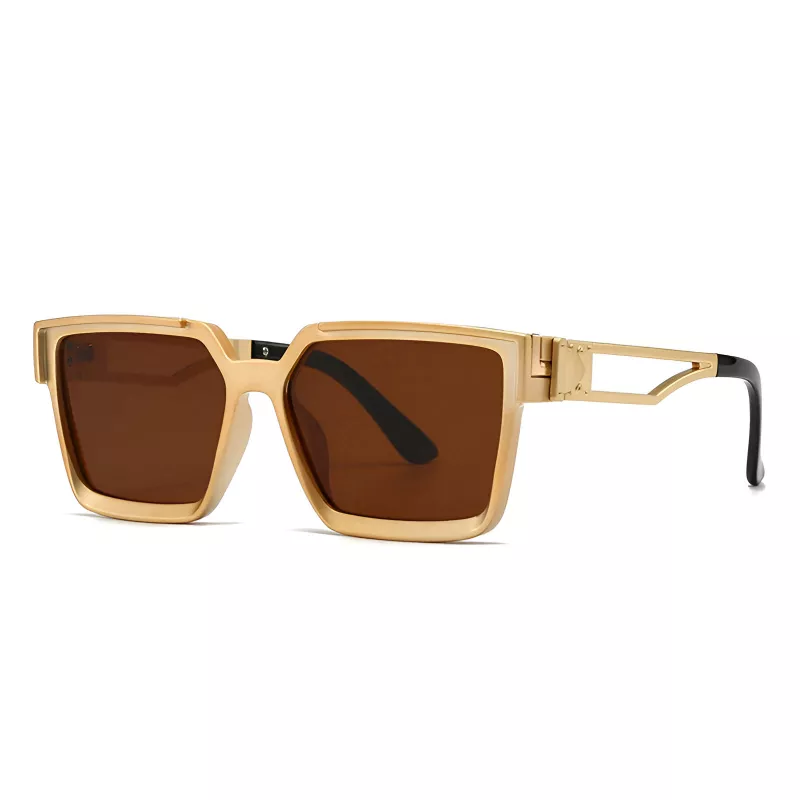 Retro Square Gradient Sunglasses for Men and Women - Image 6
