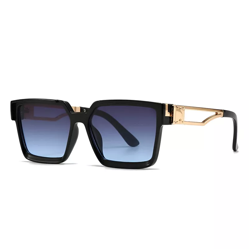 Retro Square Gradient Sunglasses for Men and Women - Image 5