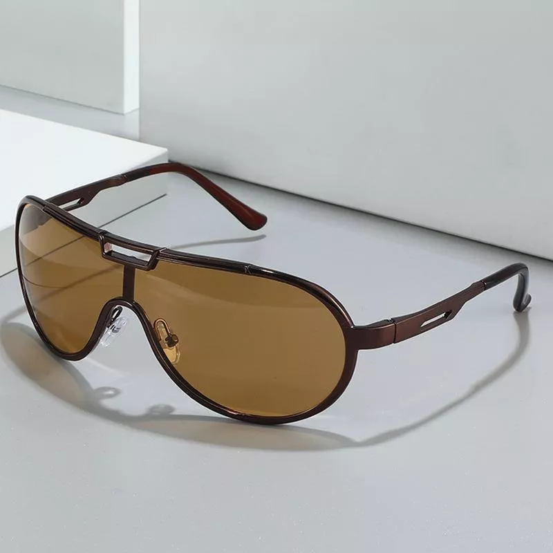 Oversized Pilot Sunglasses for Women & Men – Gradient UV400 Protection