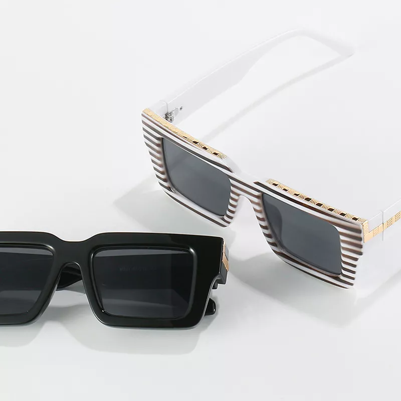 Retro Square Leopard Sunglasses for Women & Men – Gradient UV400 Protection - Image 3