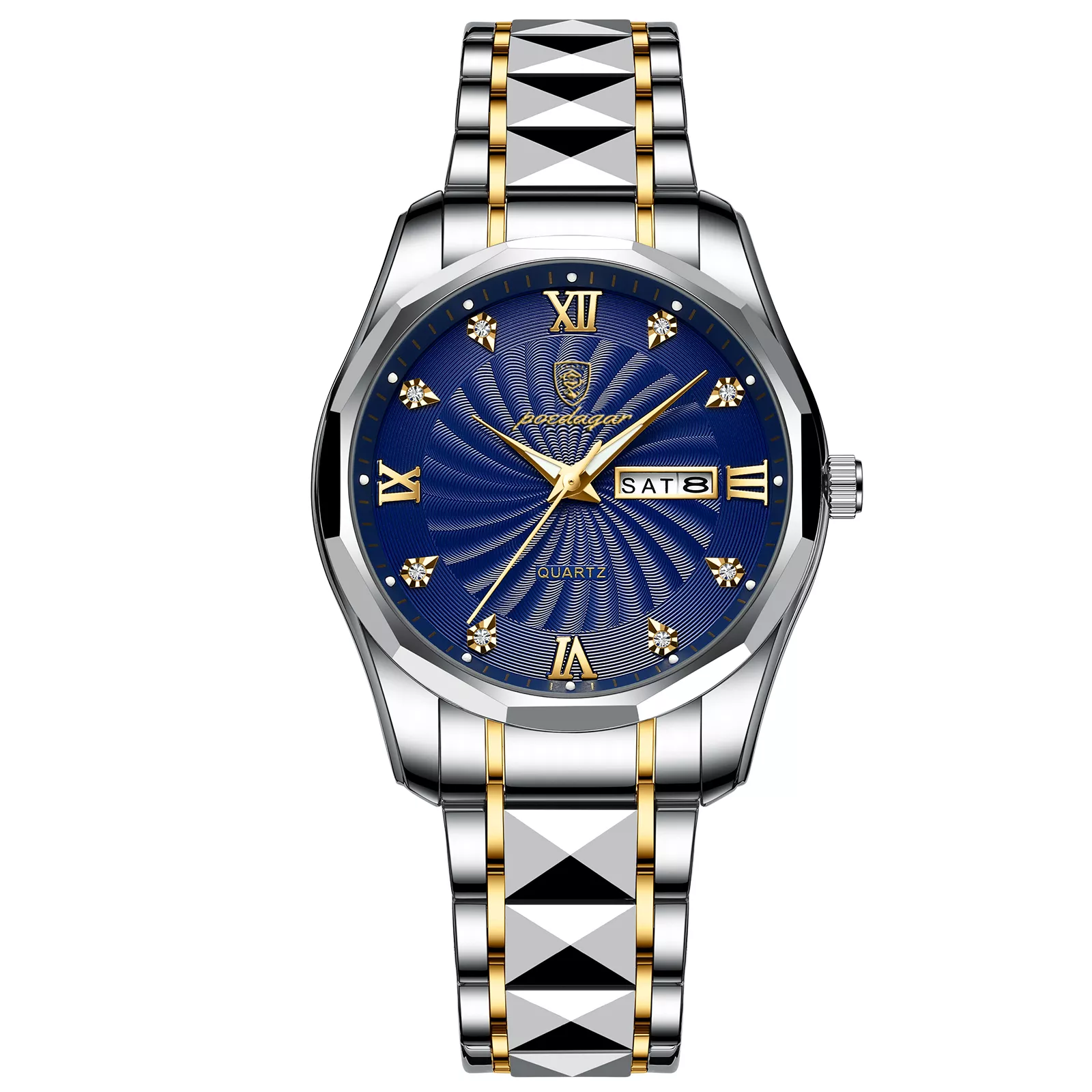 Luxury Blue Dial Business Quartz Watch for Men - Image 5