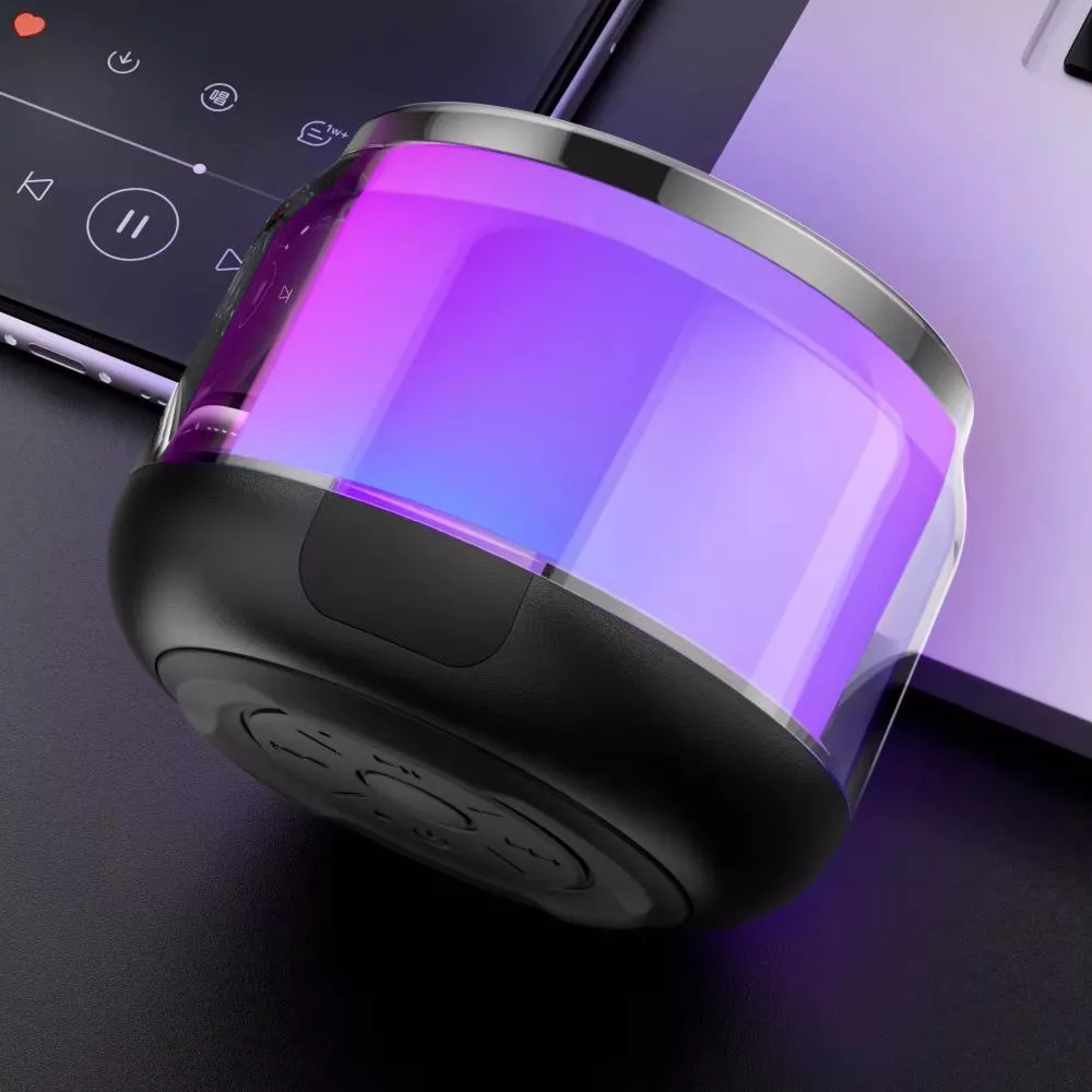 Portable Bluetooth Speaker with Super Bass & Colorful Lights - Image 2