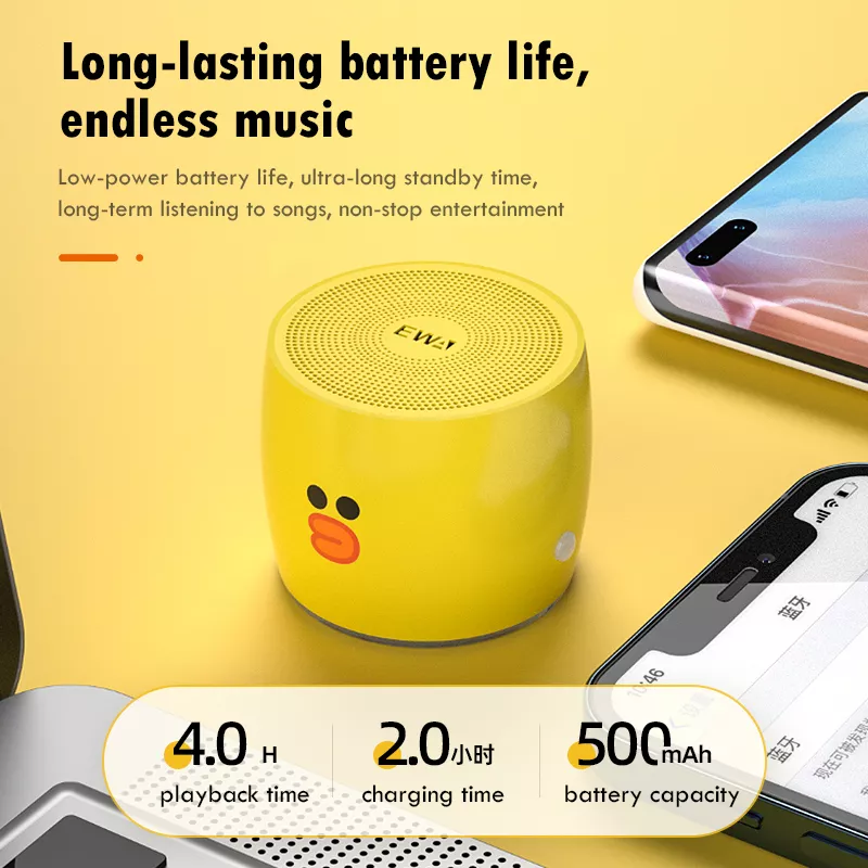 Portable Wireless Bluetooth Speaker 5.0 – Mini Metal Bass with Long Playtime - Image 4