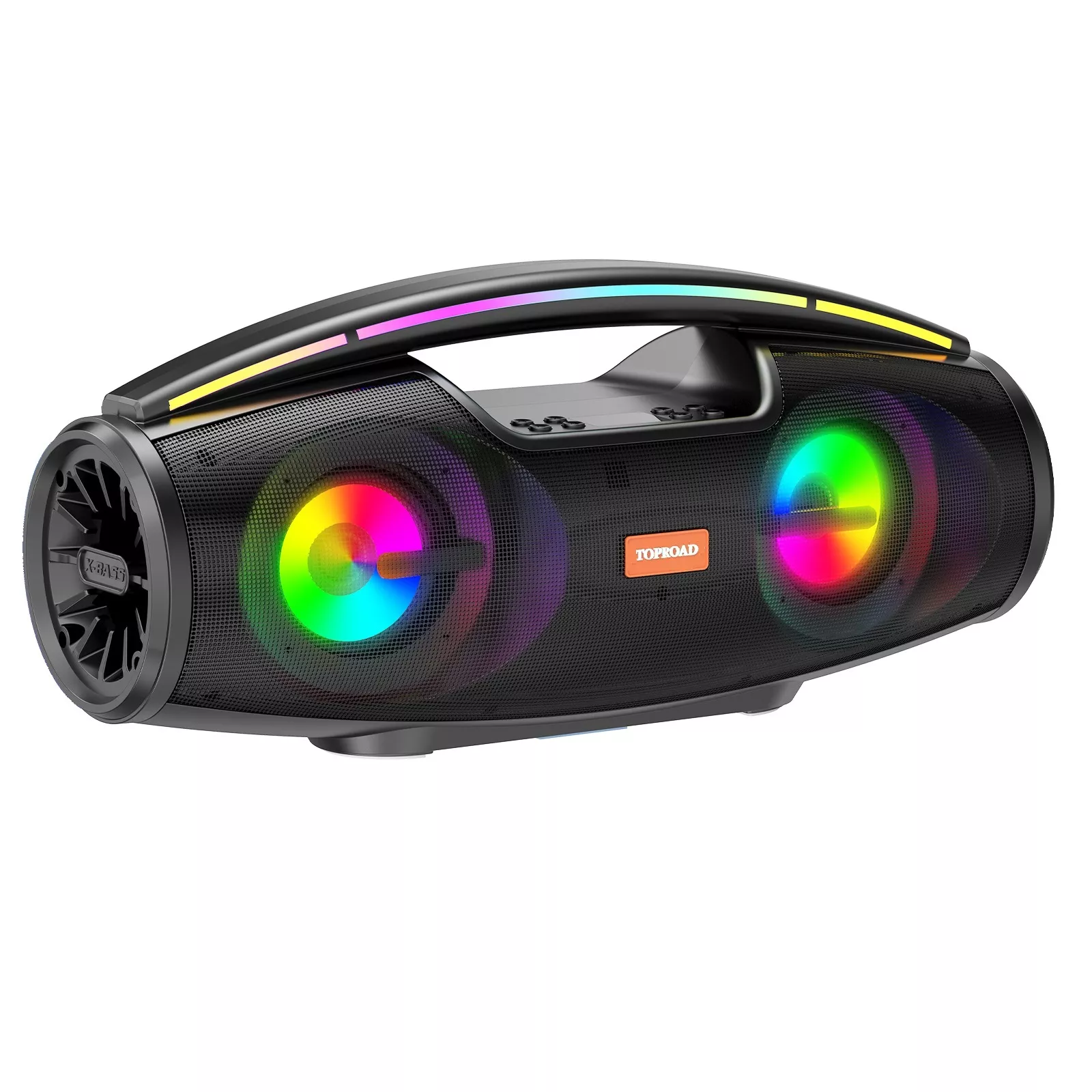 20W Bluetooth Speaker Portable Wireless Stereo with LED Lights & FM Radio - Image 6