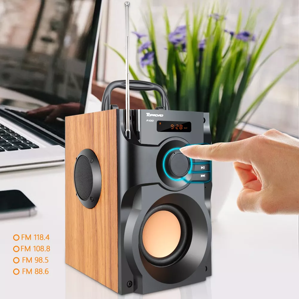 Portable Bluetooth Speaker with Stereo Bass and Remote Control - Image 5