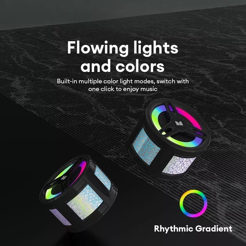 Portable Bluetooth Speaker with Colorful Lights - Image 6