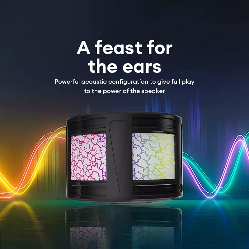 Portable Bluetooth Speaker with Colorful Lights - Image 5