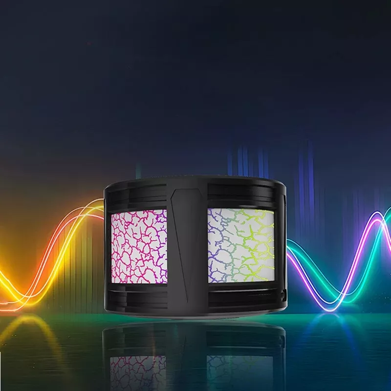 Portable Bluetooth Speaker with Colorful Lights