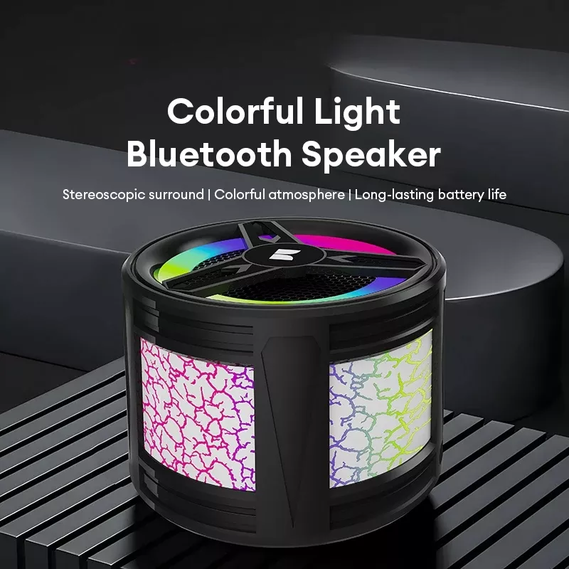 Portable Bluetooth Speaker with Colorful Lights - Image 2