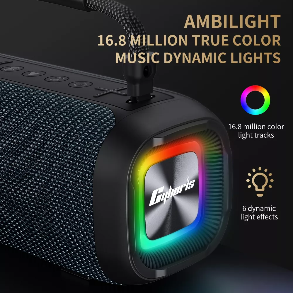 Portable 80W Bluetooth Speaker with Subwoofer, Waterproof & Long Battery Life - Image 6