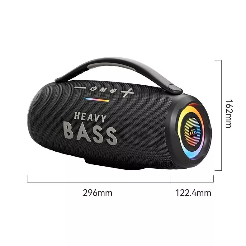 Portable 30W Heavy Bass Bluetooth Boombox Speaker with Super Subwoofer - Image 8