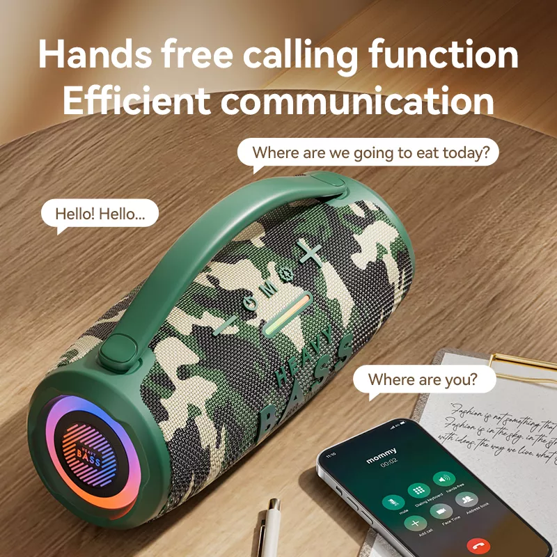 Portable 30W Heavy Bass Bluetooth Boombox Speaker with Super Subwoofer - Image 4