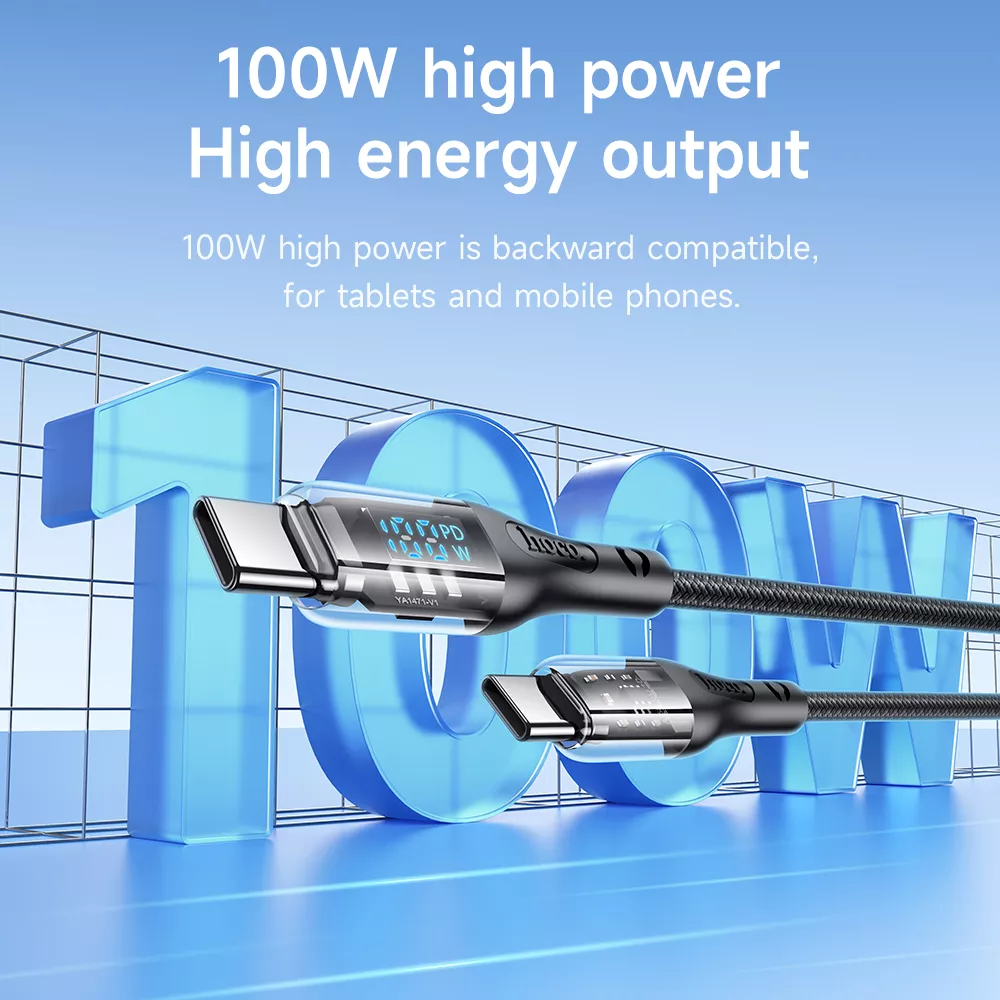 100W USB-C to USB-C Cable with LED Display - Image 5