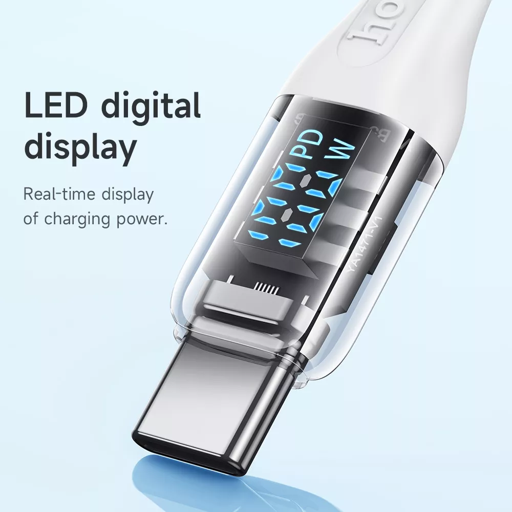 100W USB-C to USB-C Cable with LED Display - Image 4