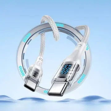 100W USB-C to USB-C Cable with LED Display