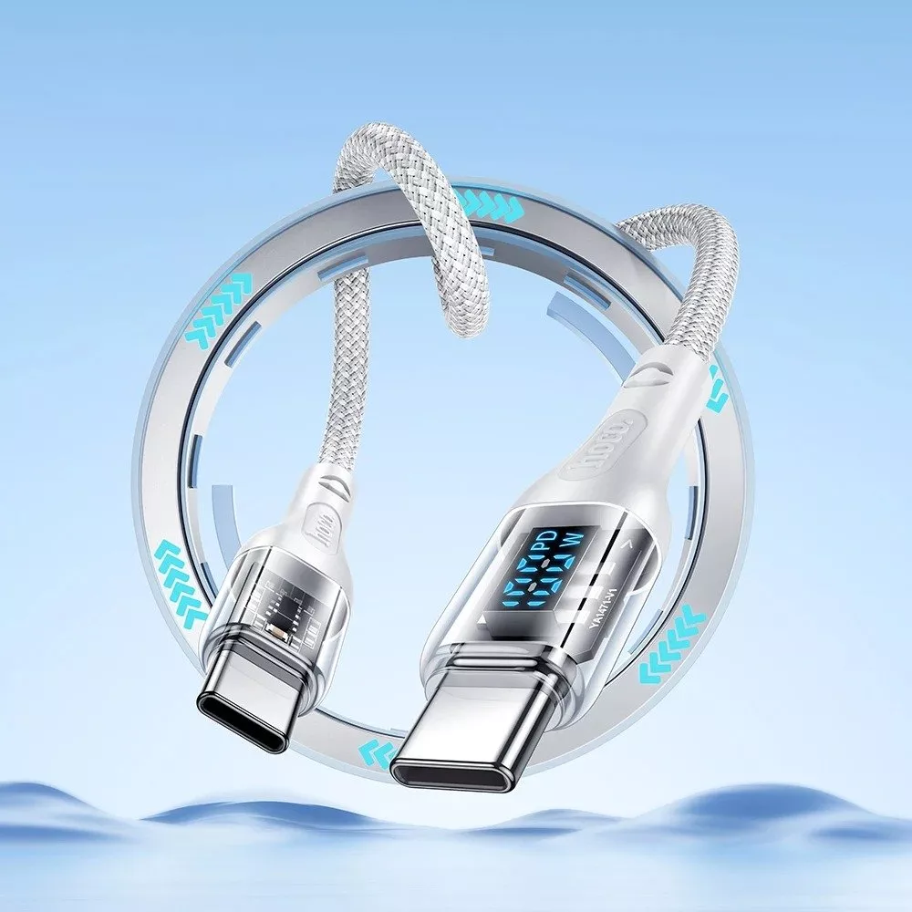 100W USB-C to USB-C Cable with LED Display