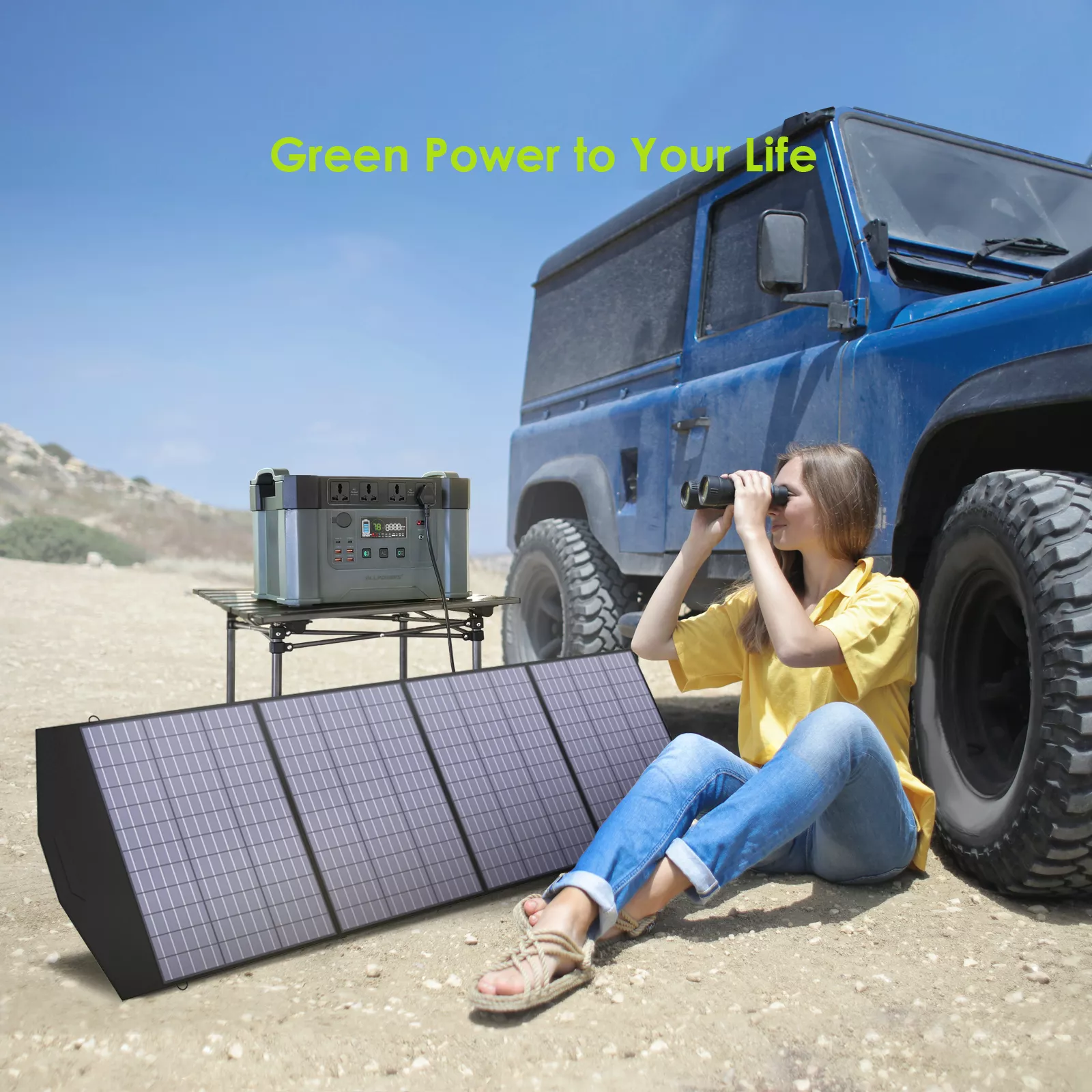 Foldable Solar Panel 400W for Powerstations, RVs, Boats & More - Portable Solar Charger - Image 2