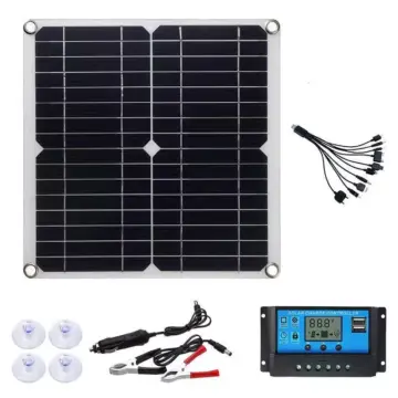 100W Solar Panel with Dual USB and Controller – Portable Outdoor Solar Charger