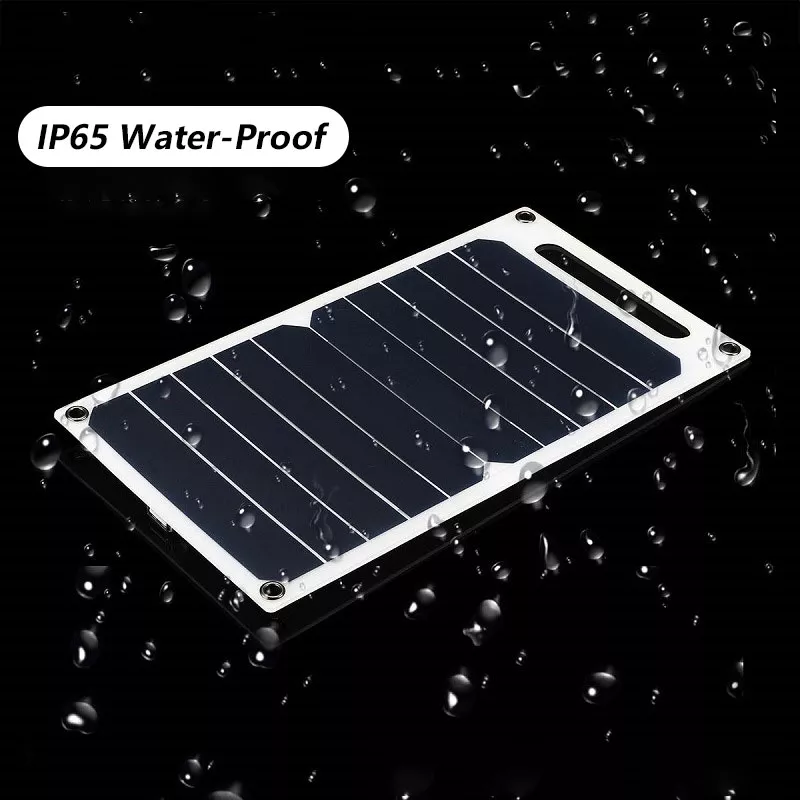 30W Solar Panel with USB - Portable Waterproof Charger for Outdoor Adventures - Image 2