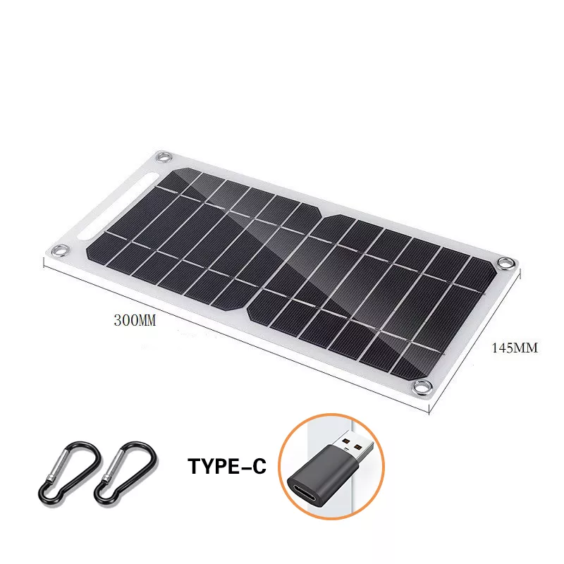 30W Solar Panel with USB - Portable Waterproof Charger for Outdoor Adventures - Image 6