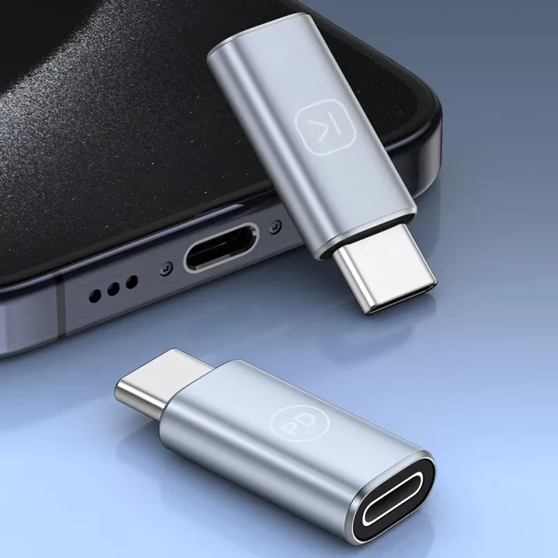 Lightning to USB-C Adapter for Charging & Data Sync - Image 2