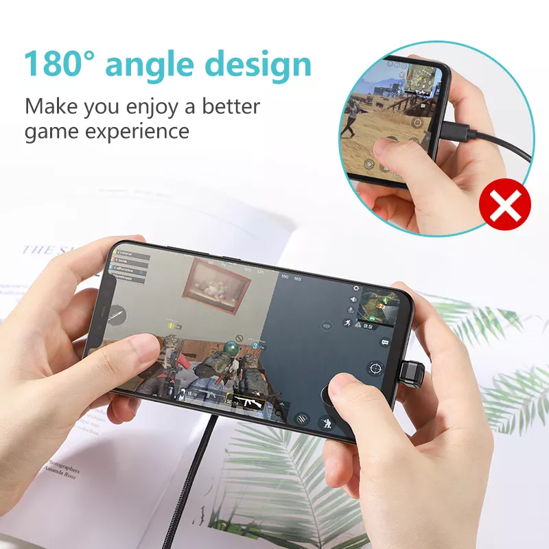 USB Type C Cable 180° Elbow Fast Charging Cable for Mobile Devices - Image 4