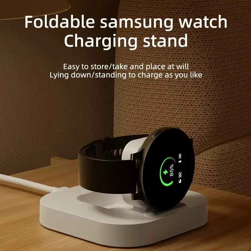 Magnetic Wireless Charging Stand for Samsung Galaxy Watch 6/5/4/3 Pro, Active 2 - Image 2