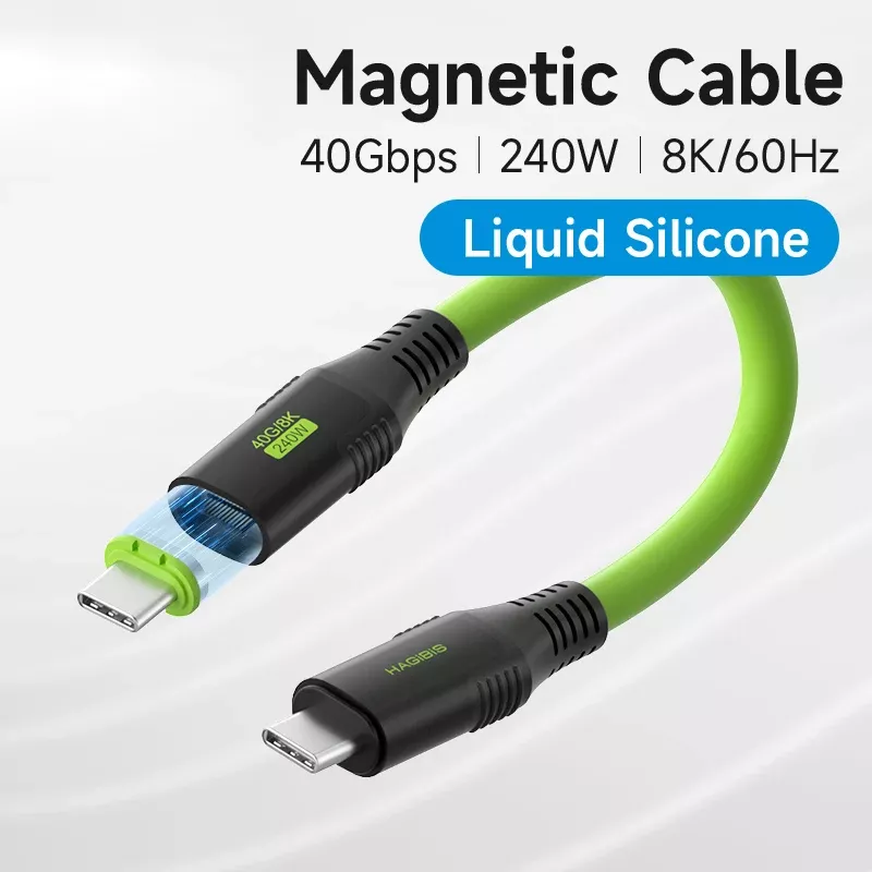 Magnetic USB C Cable for Fast Charging & 8K Video - Image 2