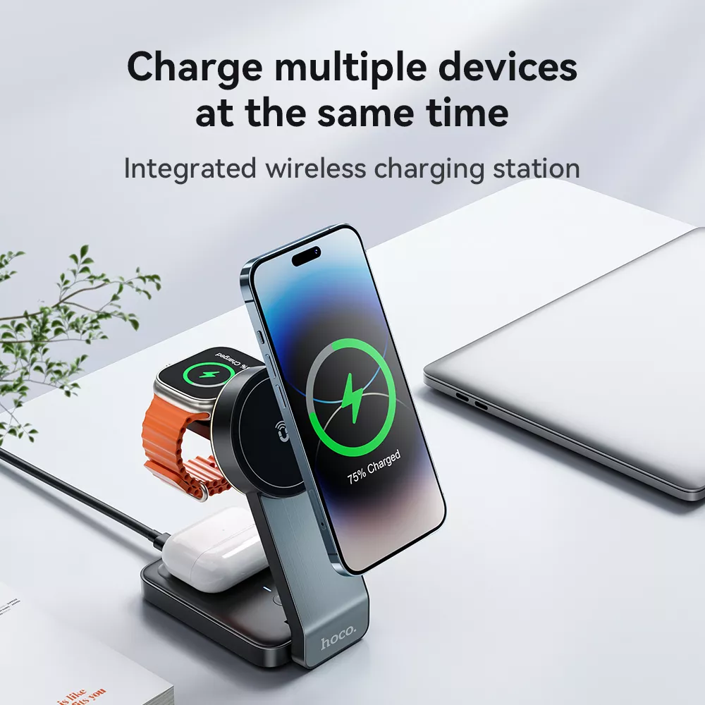 3-in-1 Magnetic Wireless Charger Stand - Image 4