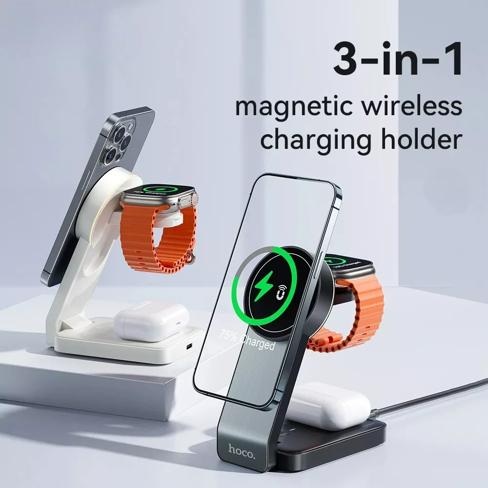 3-in-1 Magnetic Wireless Charger Stand - Image 2