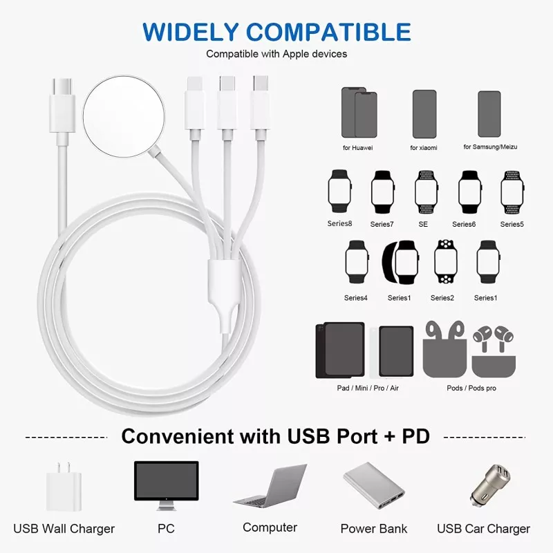 4-in-1 Magnetic USB Charging Cable - Image 6