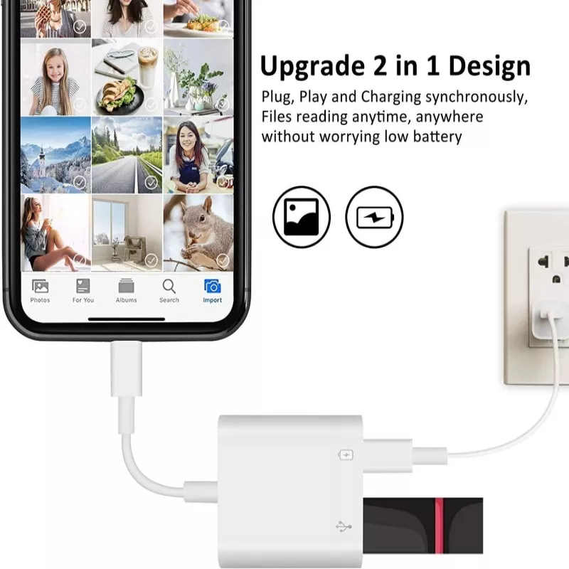 Lightning to USB 3.0 OTG Adapter for iPhone - Image 5
