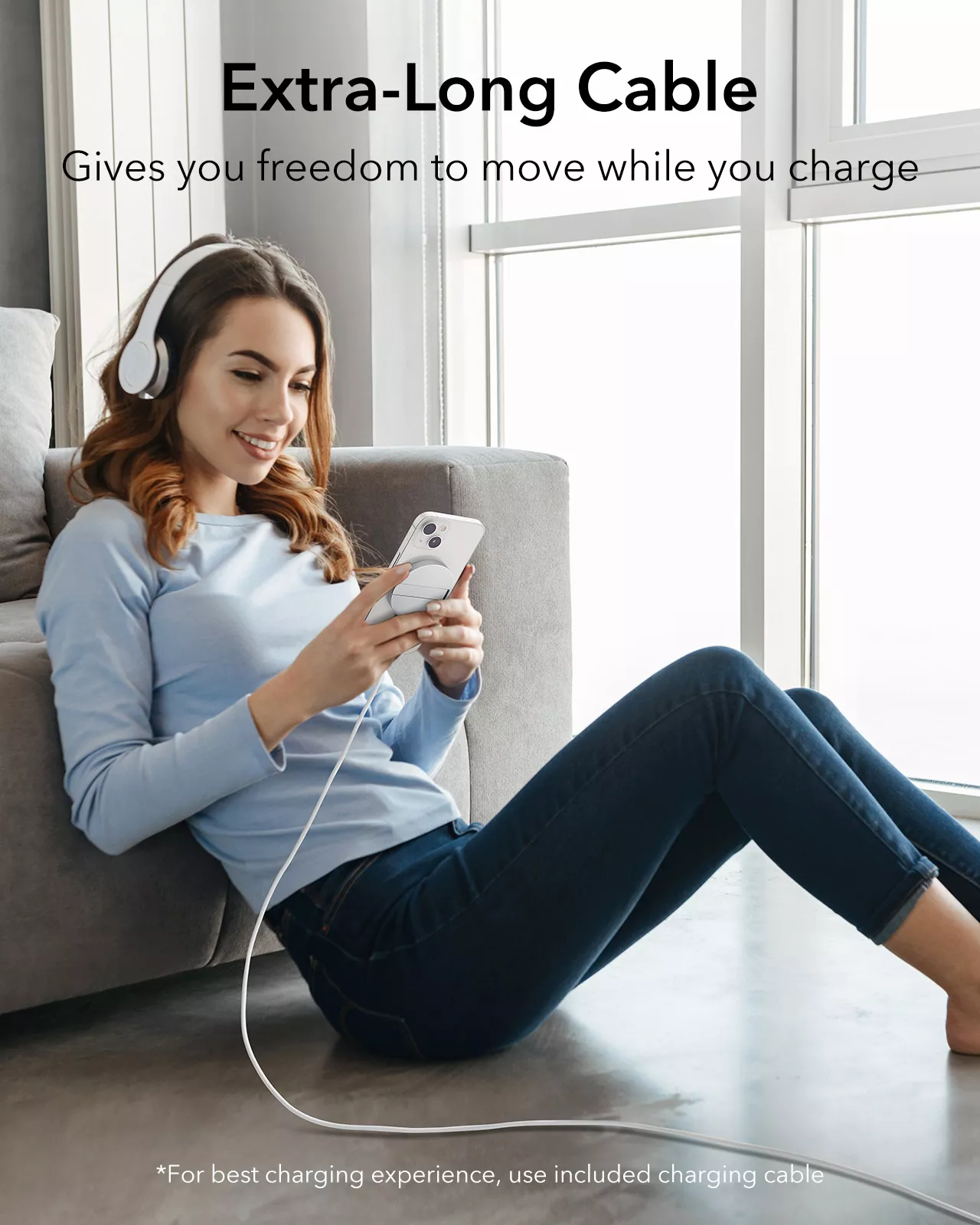 Magnetic Kickstand Wireless Charger for iPhone with Fast Qi Charging - Image 6