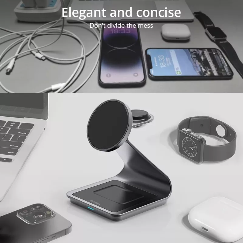 3-in-1 Magnetic Wireless Charging Station - Image 4