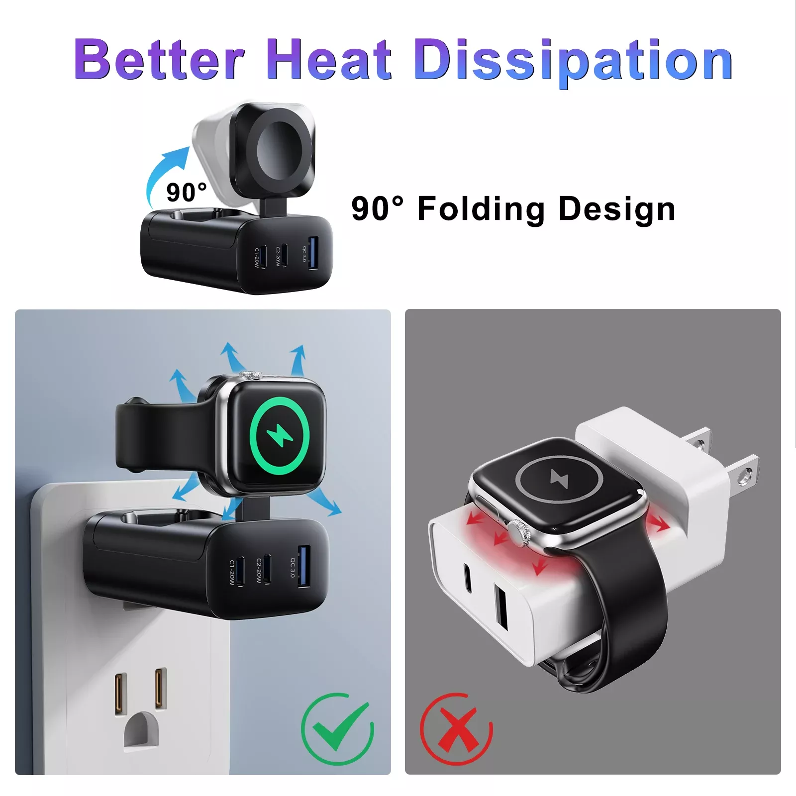 3-in-1 Multifunctional Magnetic Wireless Charger with Type-C Port - Image 5