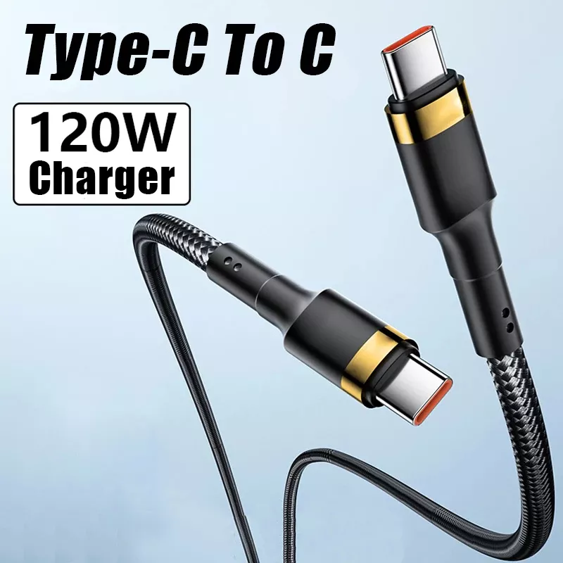 120W PD Type-C to Type-C Fast Charging Cable - Image 2