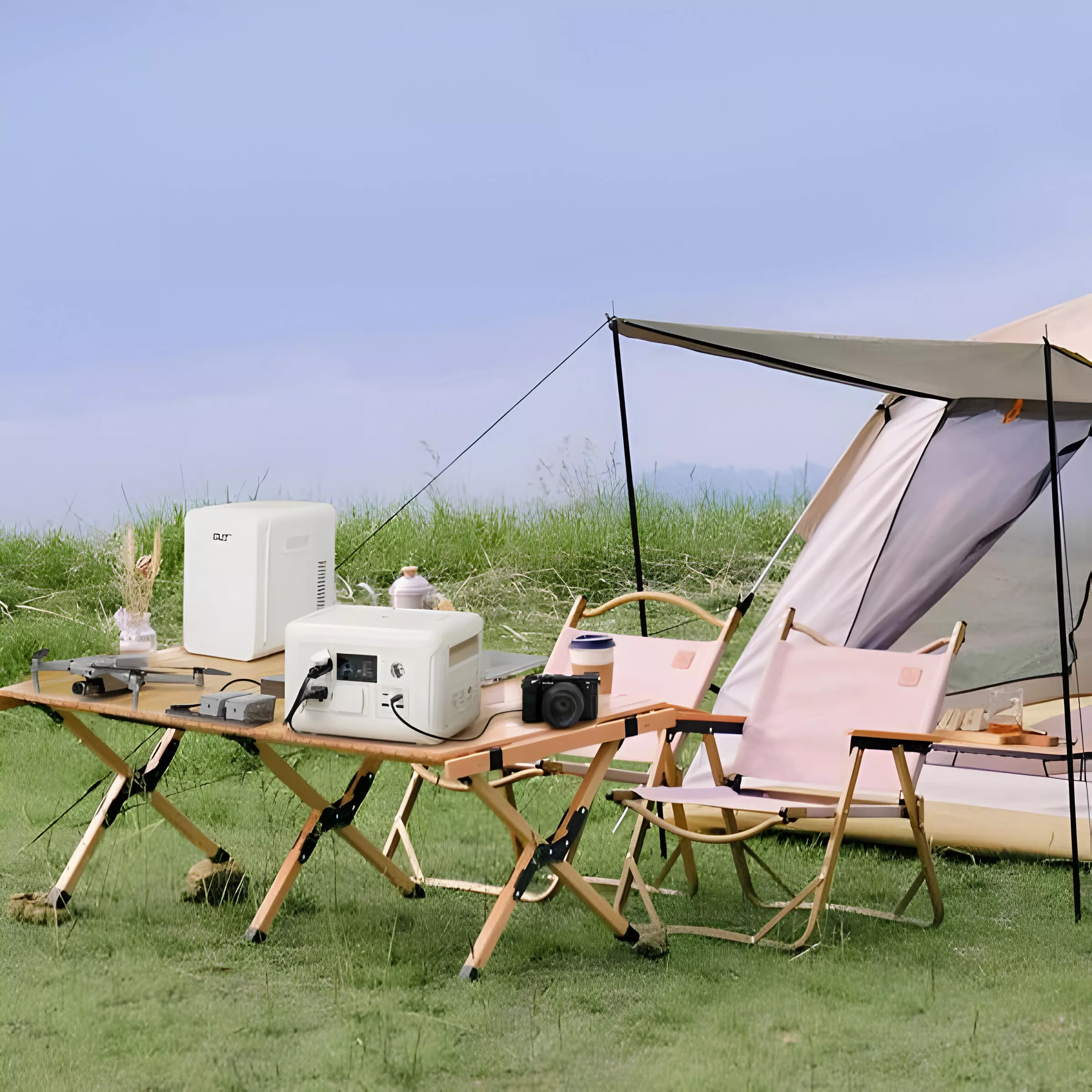 Portable Generator 299Wh 600W Power Station with AC Outlets for Home & Outdoor Use - Image 3