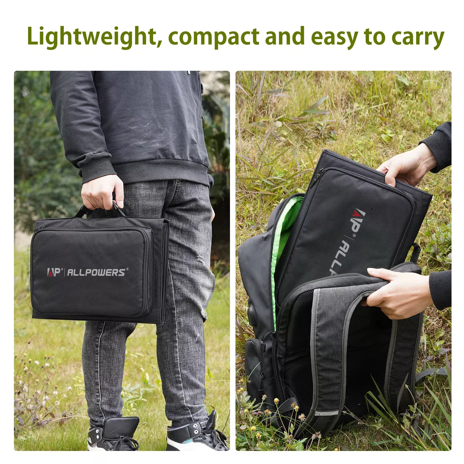 60W Foldable Solar Panel Charger with USB-C and Dual USB-A - Image 6